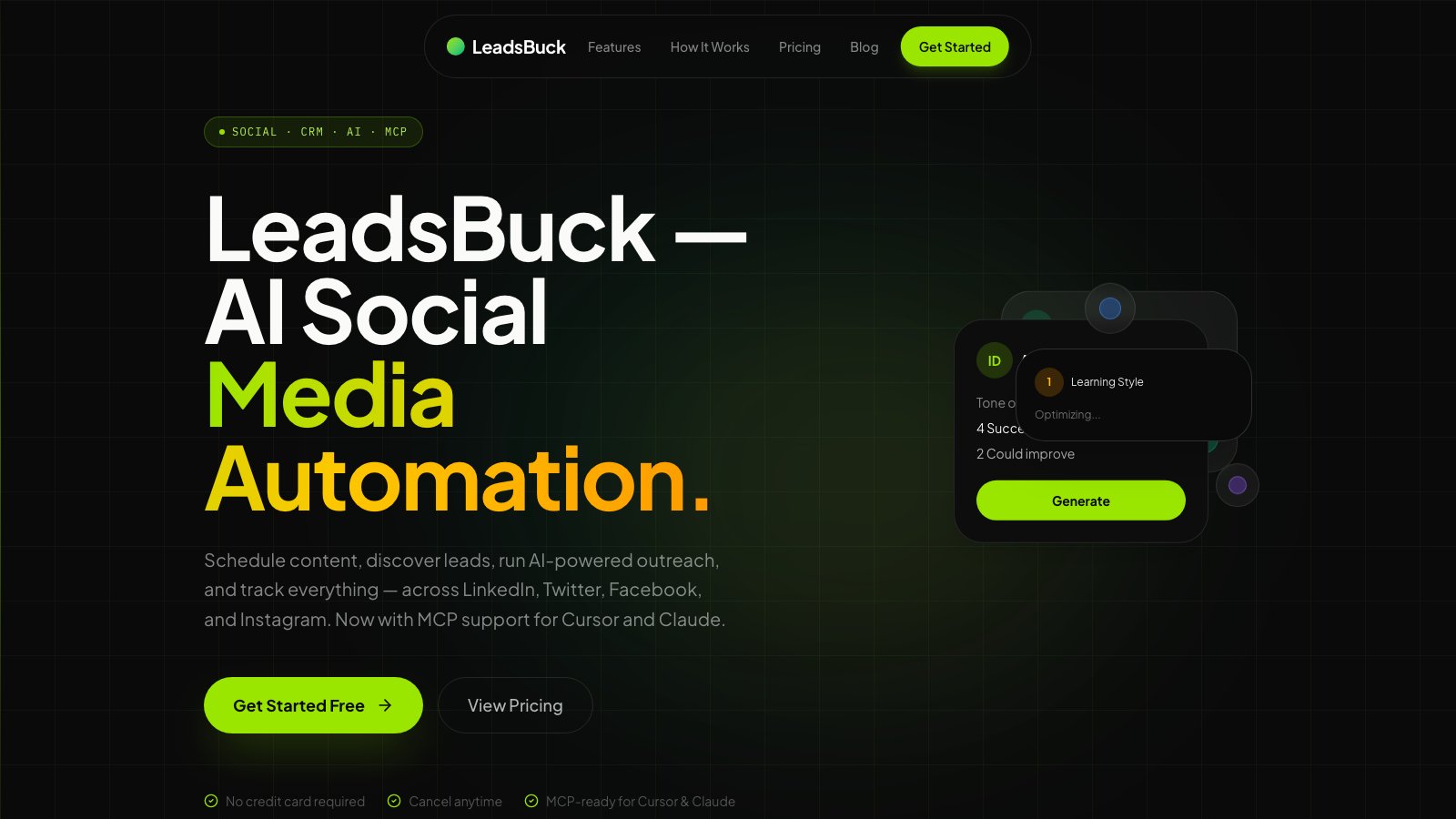 LeadsBuck — AI LinkedIn Automation & Lead Management Platform