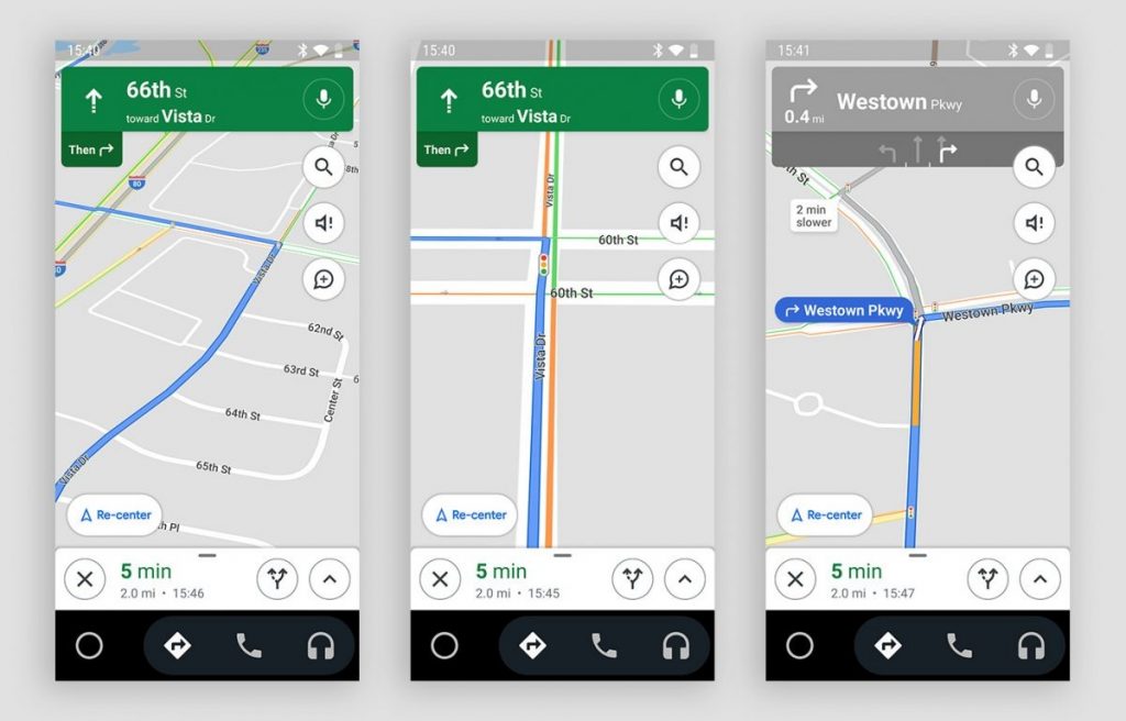 Google Maps testing traffic light to android