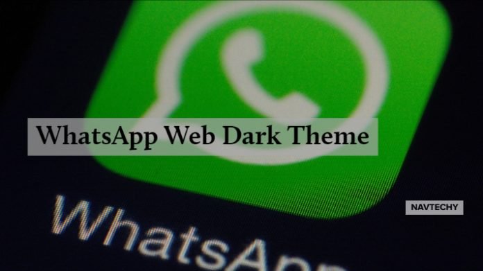 WhatsApp web dark mode