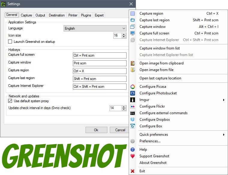 greenshot vs snipping tool