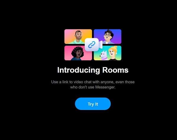 Whatsapp web messenger room, fb rooms, create rooms