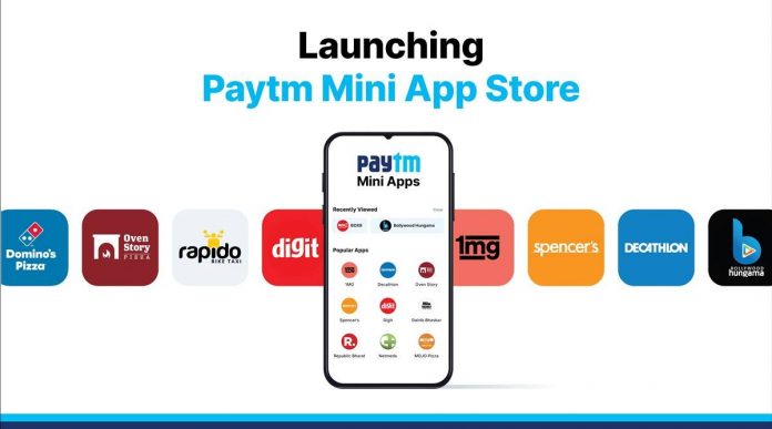 paytm mini app store launched for indian developers